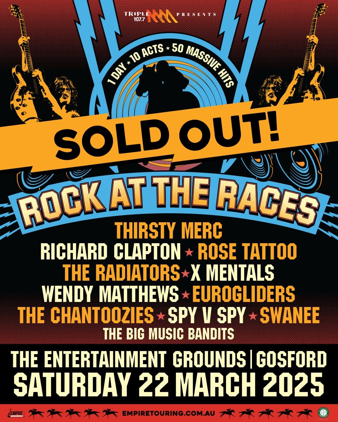 SOLD OUT - ROCK AT THE RACES 2025